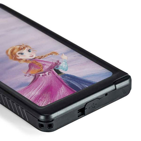Disney Frozen Anna Sketch Art Galaxy S24 Ultra Waterproof Case