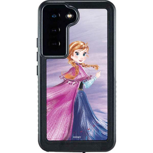 Disney Frozen Anna Sketch Art Galaxy S24 Waterproof Case