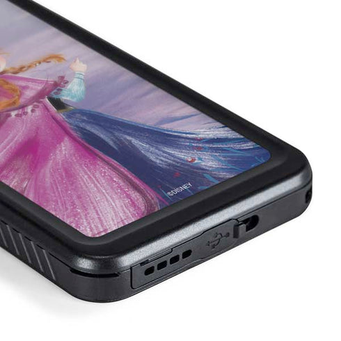 Disney Frozen Anna Sketch Art Galaxy S24 Waterproof Case