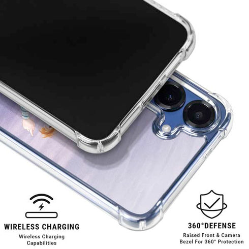 Disney Frozen Anna Sketch Art Galaxy S25 Clear Case