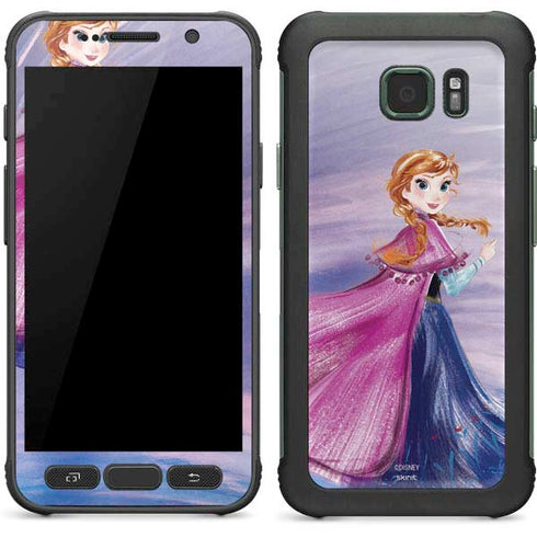 Disney Frozen Anna Sketch Art Galaxy S7 Active Skin