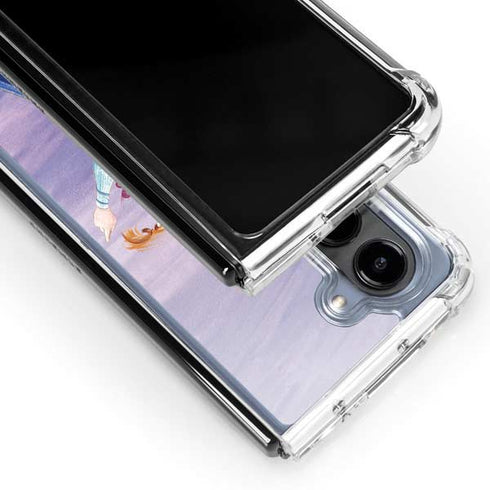 Disney Frozen Anna Sketch Art Galaxy Z Fold5 5G Clear Case