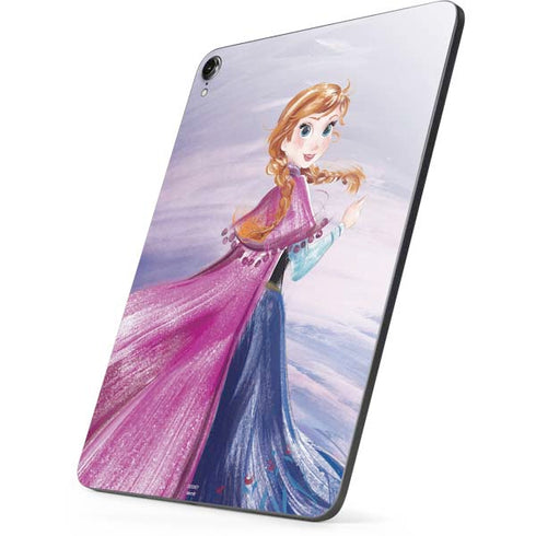 Disney Frozen Anna Sketch Art Apple iPad Pro Skin
