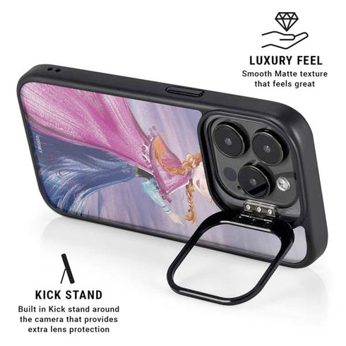 Disney Frozen Anna Sketch Art iPhone 14 Pro Max Kickstand Case