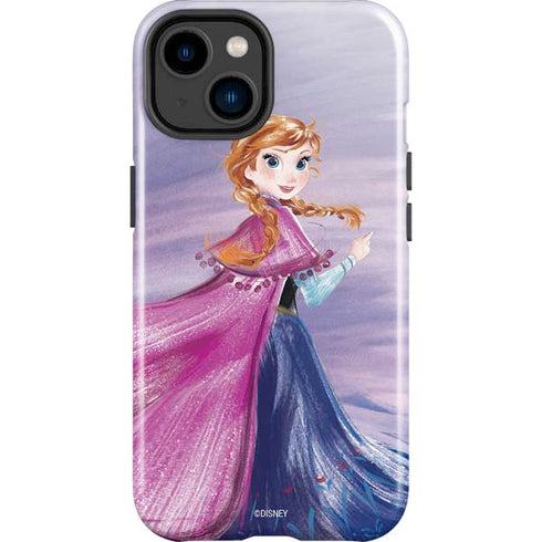 Disney Frozen Anna Sketch Art iPhone 15 Impact Case