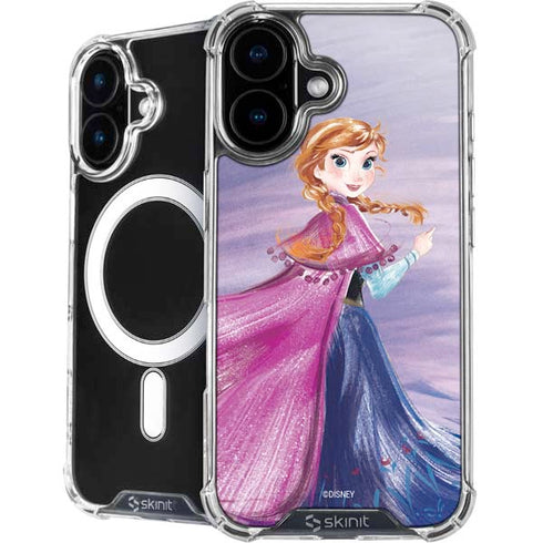 Disney Frozen Anna Sketch Art iPhone 16 MagSafe Case