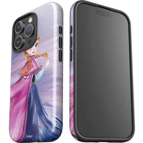Disney Frozen Anna Sketch Art iPhone 16 Pro Impact Case