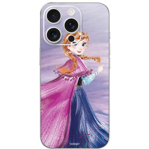Disney Frozen Anna Sketch Art iPhone 16 Pro Skin