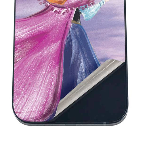 Disney Frozen Anna Sketch Art iPhone 16 Skin