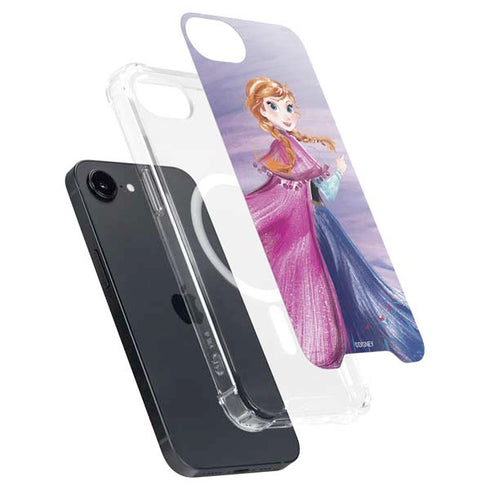 Disney Frozen Anna Sketch Art iPhone 16e MagSafe Case