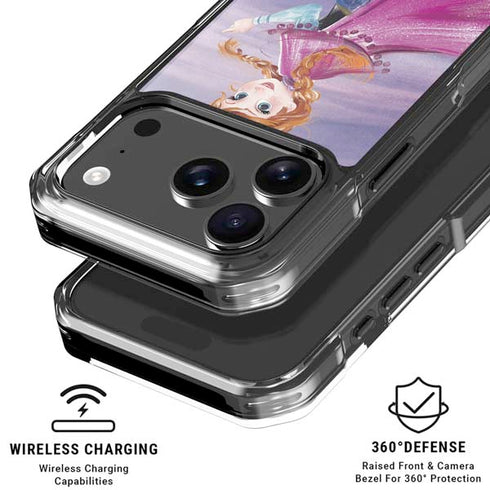 Disney Frozen Anna Sketch Art iPhone 18 Pro Clear Case