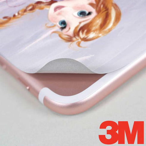 Disney Frozen Anna Sketch Art iPhone 7 Skin