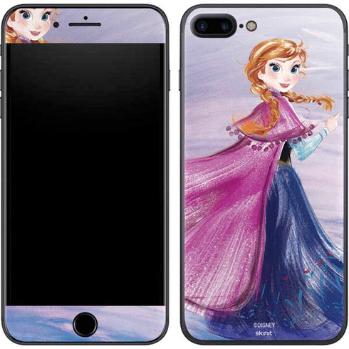 Disney Frozen Anna Sketch Art iPhone 8 Plus Skin