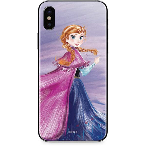 Disney Frozen Anna Sketch Art iPhone XS Max Skin