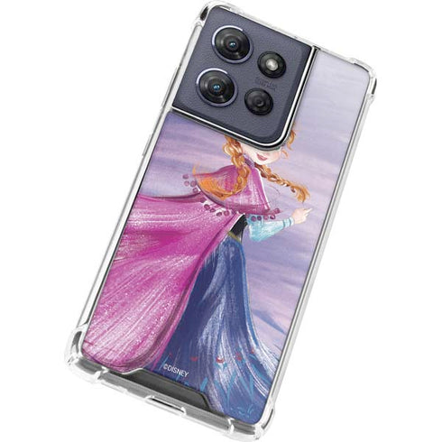 Disney Frozen Anna Sketch Art Moto G 5G (2025) Clear Case