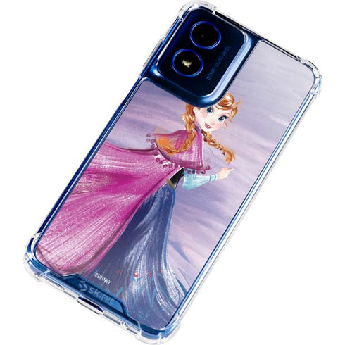 Disney Frozen Anna Sketch Art Moto G 5G (2024) Clear Case