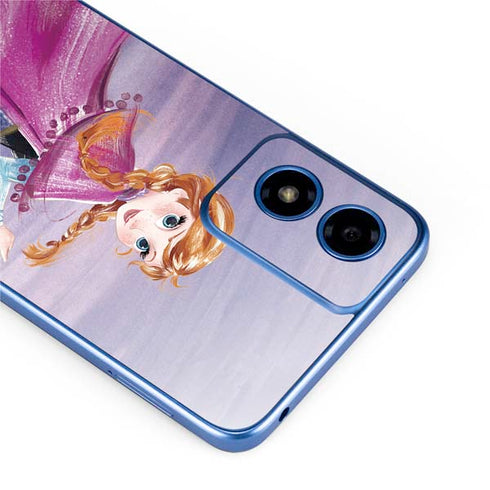 Disney Frozen Anna Sketch Art Moto G Play 4G (2024) Skin
