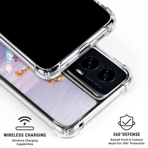 Disney Frozen Anna Sketch Art Moto G Power 5G (2024) Clear Case