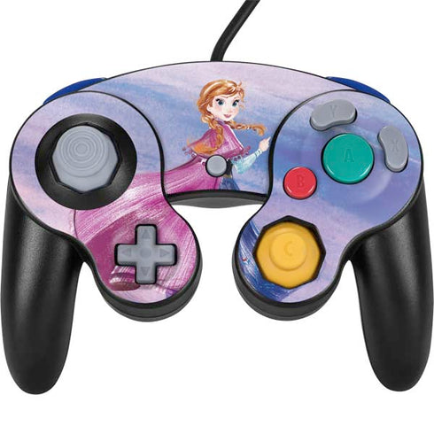 Disney Frozen Anna Sketch Art Nintendo GameCube Controller Skin