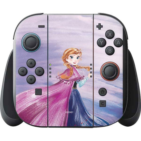 Disney Frozen Anna Sketch Art Nintendo Switch 2 (2025) with Joy-Con Skin