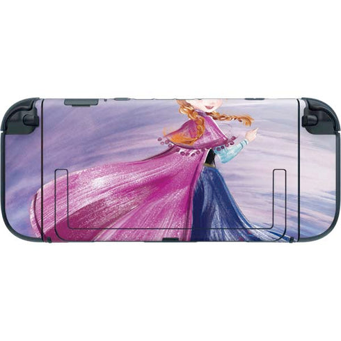 Disney Frozen Anna Sketch Art Nintendo Switch 2 (2025) with Joy-Con Skin