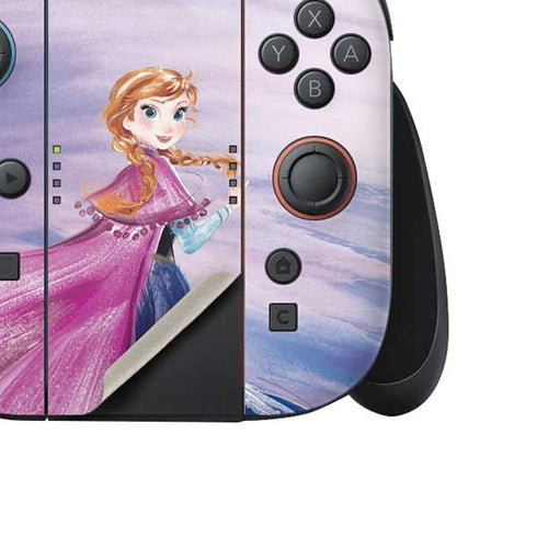 Disney Frozen Anna Sketch Art Nintendo Switch 2 (2025) Joy-Con Controller Skin