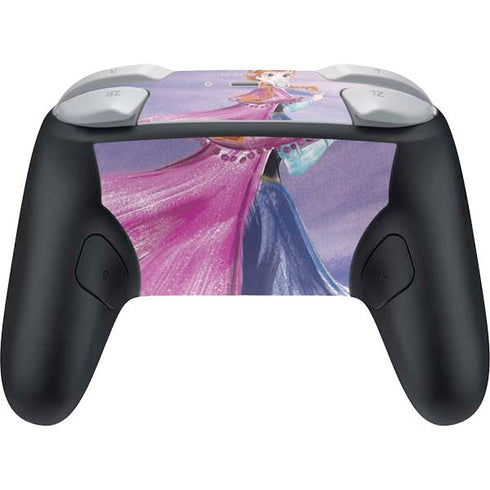 Disney Frozen Anna Sketch Art Nintendo Switch 2 (2025) Pro Controller Skin