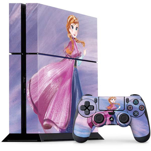 Disney Frozen Anna Sketch Art PlayStation PS4 Skins
