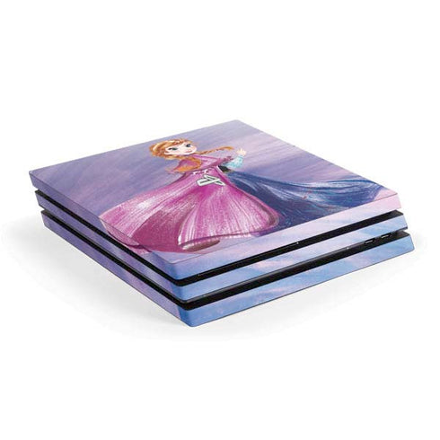 Disney Frozen Anna Sketch Art PlayStation PS4 Skins