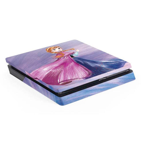 Disney Frozen Anna Sketch Art PS4 Slim Skin