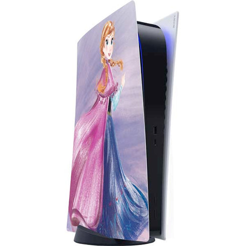 Disney Frozen Anna Sketch Art PlayStation PS5 Skins