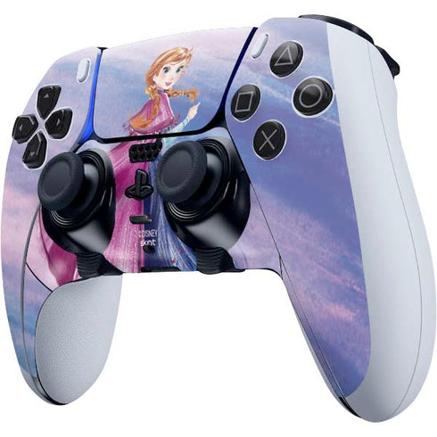 Disney Frozen Anna Sketch Art PS5 DualSense Edge Pro Controller Skin