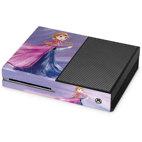 Disney Frozen Anna Sketch Art Xbox One Console Skin