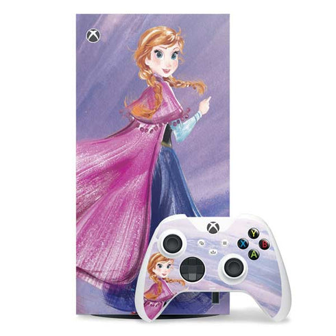 Disney Frozen Anna Sketch Art Xbox Series X Skins