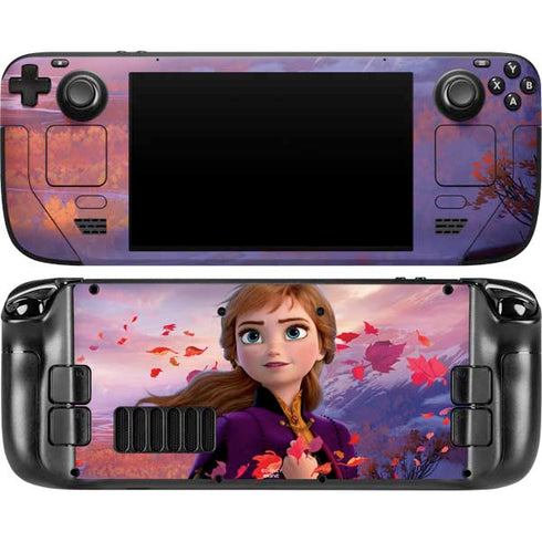 Disney Frozen II Anna Steam Deck Handheld Gaming Computer OLED Skin