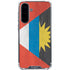 Antigua and Barbuda Flag Distressed Galaxy A36 5G Clear Case