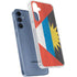 Antigua and Barbuda Flag Distressed Galaxy A55 5G Clear Case