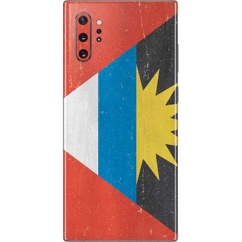 Antigua and Barbuda Flag Distressed Galaxy Note 10 Plus Skin