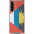 Antigua and Barbuda Flag Distressed Galaxy S24 FE Clear Case