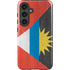 Antigua and Barbuda Flag Distressed Galaxy S25 Plus Impact Case