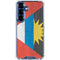 Antigua and Barbuda Flag Distressed Galaxy S25 Plus Clear Case