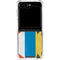 Antigua and Barbuda Flag Distressed Galaxy Z Flip6 Clear Case