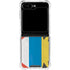 Antigua and Barbuda Flag Distressed Galaxy Z Flip6 Clear Case