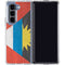 Antigua and Barbuda Flag Distressed Galaxy Z Fold5 5G Clear Case