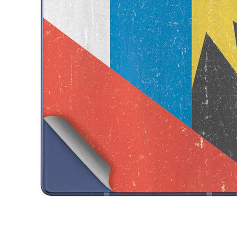 Antigua and Barbuda Flag Distressed Galaxy Z Fold6 Skin