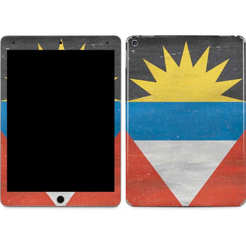 Antigua and Barbuda Flag Distressed iPad Skins