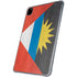 Antigua and Barbuda Flag Distressed iPad Pro 11in (2024) Clear Case