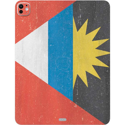 Antigua and Barbuda Flag Distressed iPad Pro 13in M4 (2024) Skin