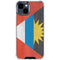 Antigua and Barbuda Flag Distressed iPhone 15 Clear Case