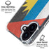 Antigua and Barbuda Flag Distressed iPhone 16 Clear Case